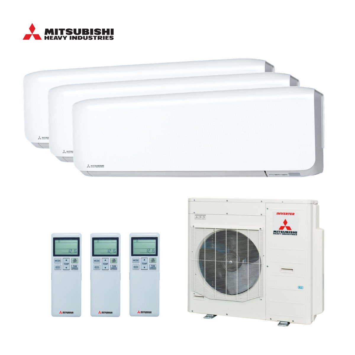 Mitsubishi Multi Split compleet pakket